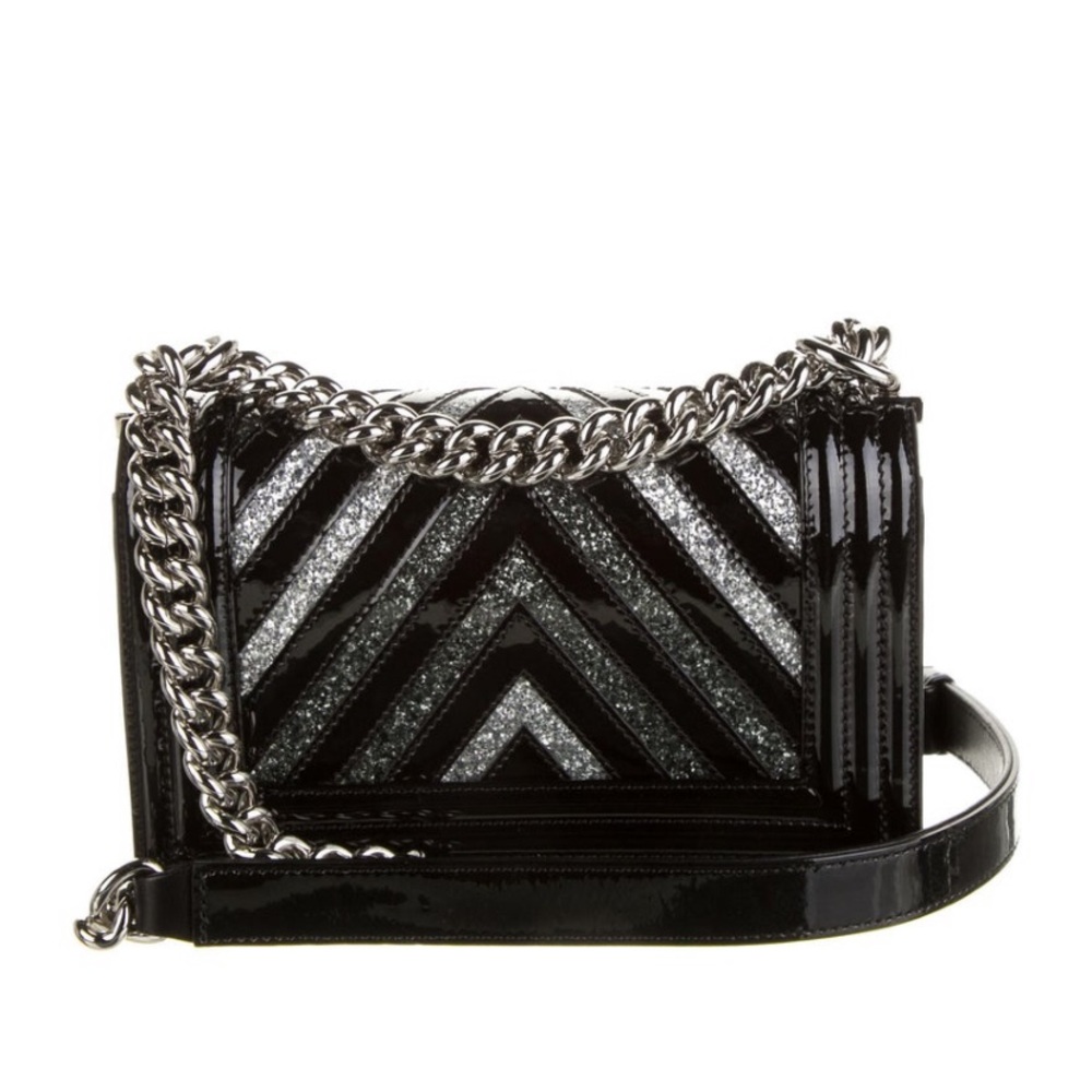 CHANEL SMALL PATENT BOY BAG NWOT